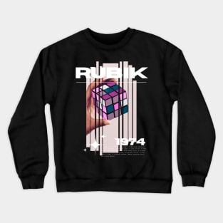 Rubik 1974 Streetwear gift Crewneck Sweatshirt